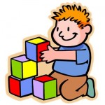 Boy with blocks